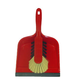 Stofblikset kunststof blauw / rood