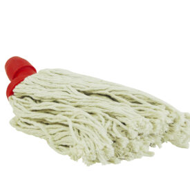 Spaanse mop ovale steelhouder 250 gram dop ROOD
