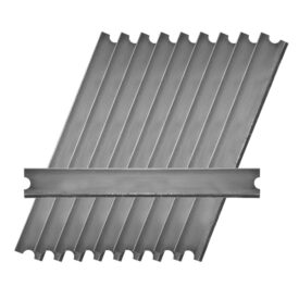 Etui met 10 mes 2 zijdig scherp/stomp